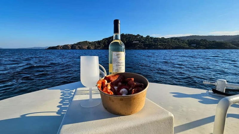 Bormes-les-Mimosas: Aperitif Tasting Cruise at Sea on an electric boat - The Crew and Atmosphere
