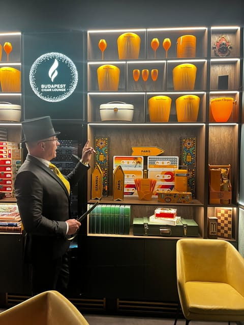 Budapest Cigar Lounge Experience - Group Ticket - Key points / Takeaways