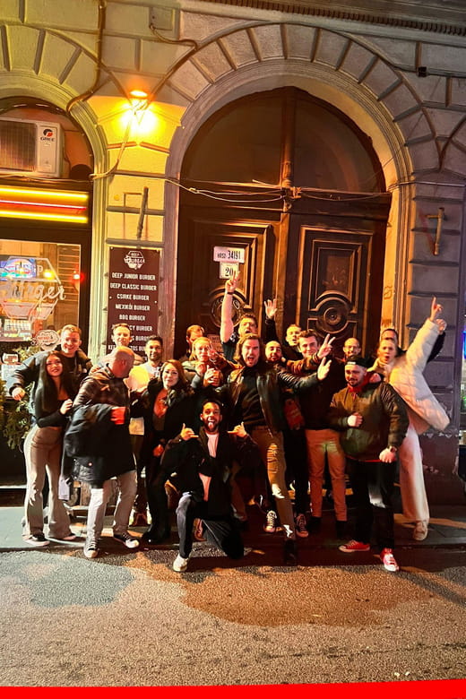 Budapest: Guided Bar Crawl with 1 Hour Open Bar and Shots - Key points / Takeaways