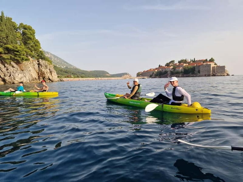 Budva: Becici Beach to Sveti Stefan Island Kayak Tour - The Coastal Journey: Passing Rafailovici, Kamenovo, and Beyond