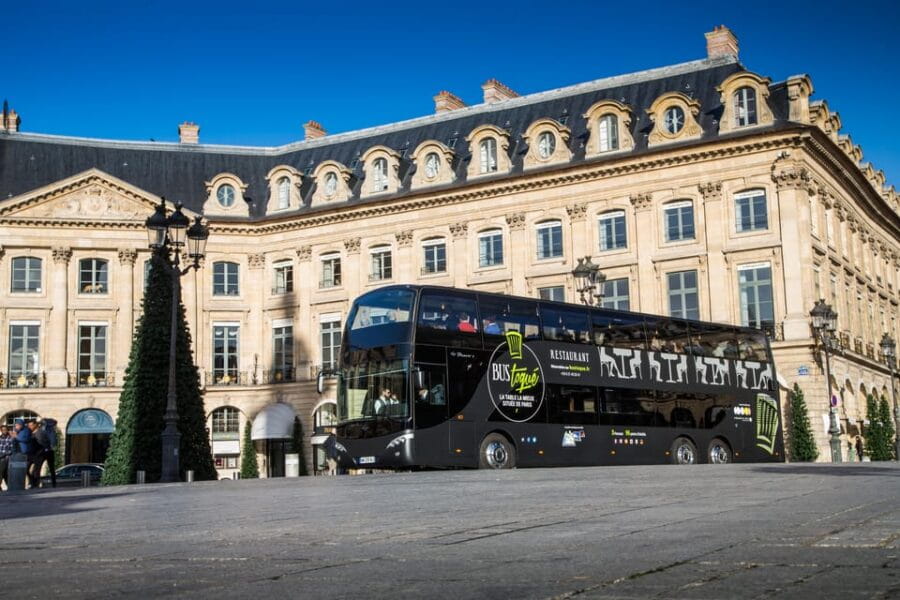 Bus Toqué Champs Elysées Tour w/ 3-Course Dinner & Champagne - What To Expect During The Tour