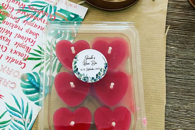 Candle Making Workshop and Bubbly in UK - Price and Value