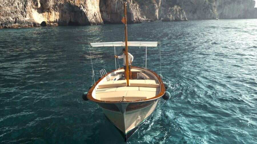 Capri Coast: Private 3-Hour Gozzo Boat Tour - Cruise along Capri’s Dramatic Coastline