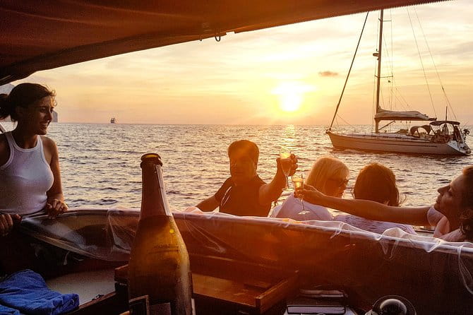 Capri Day and Night from Sorrento Small Group Tour - Arrival on Capri and the Chic Bar Stop