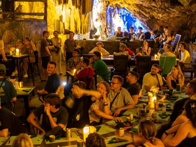 Cat Ba: Paradise Cave - Dinner with Music and Hotel Pickup - Dining in the Darkness: Food, Music, and Atmosphere