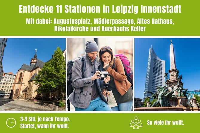 City game scavenger hunt Leipzig city center - independent city tour - Discovering Leipzig: A Walk Through the City’s Heart