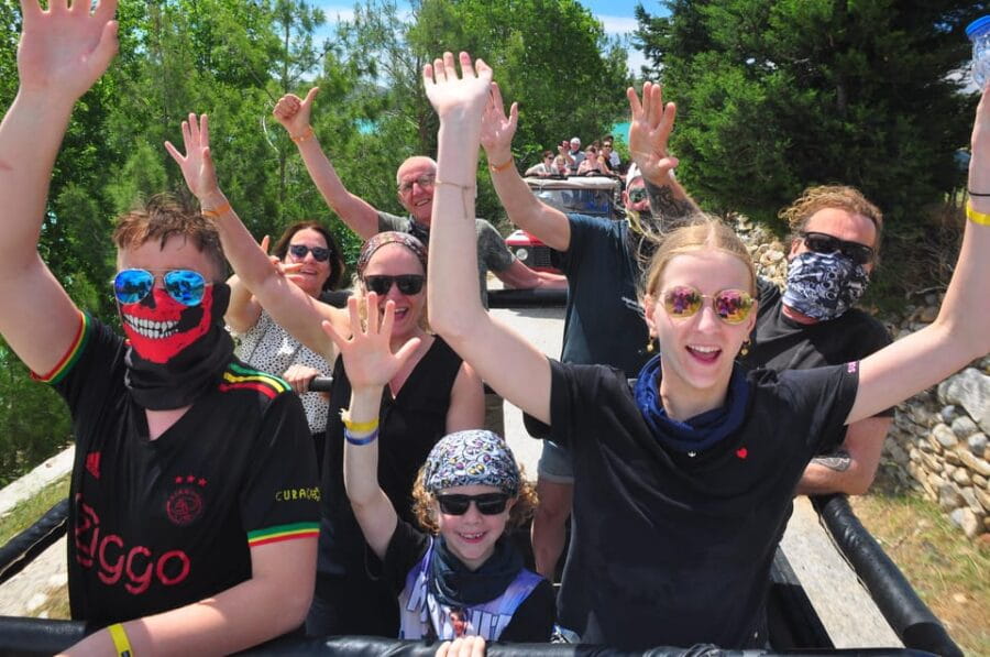 City of Side: Jeep Safari & Green Lake Boat Trip with Lunch - Lunch and Swimming: A Perfect Midday Break