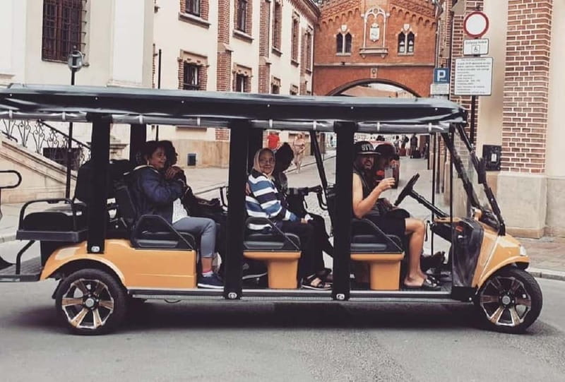 City Tour Cracow golf car plus Cruise on the Vistula River. - The Historic Heart of Krakow from Every Angle