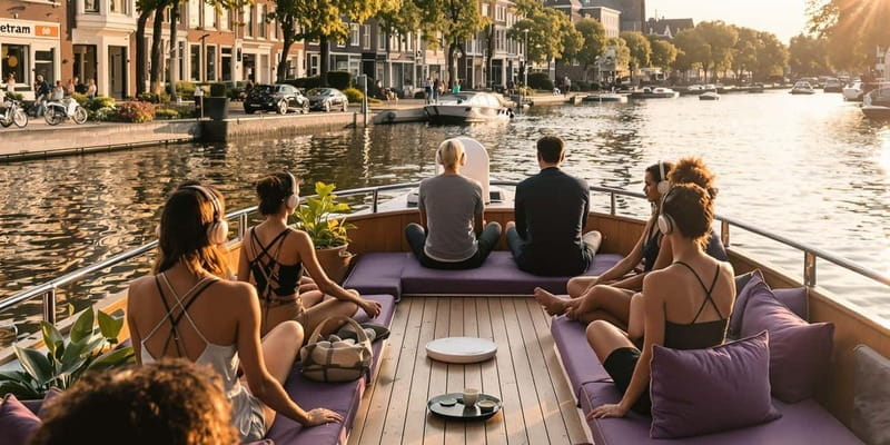 Clarity Boat 90-Minute Inner Journey on the Amsterdam Canals - The Itinerary: What Happens During the 90 Minutes