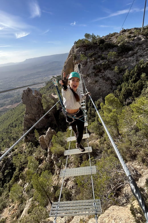 Climb the best via ferrata in Valencia - Entering the Climb: What to Expect from the Via Ferrata