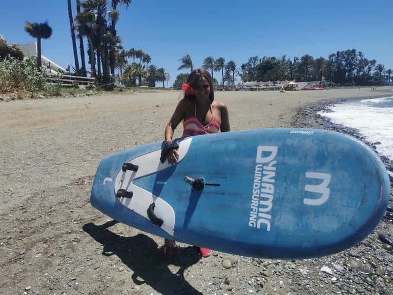 Costa del Sol: Beginner class Dynamic Windsurfing - Price and Logistics