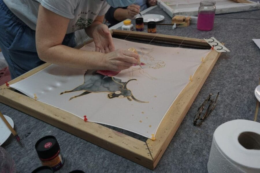 Create your own Greek Silk Scarf Souvenirs - The Itinerary: A Step-by-Step Artistic Journey