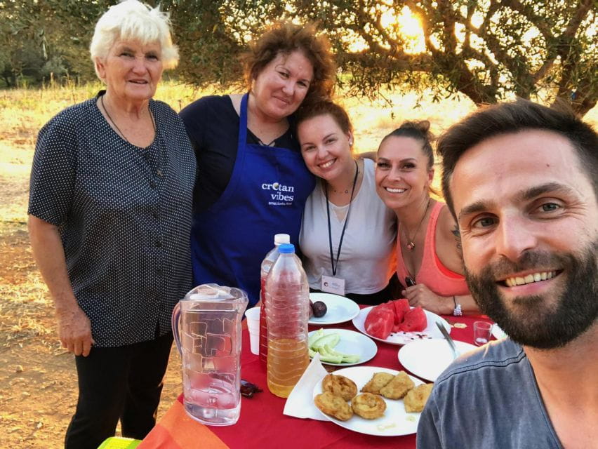 Cretan Farm Tour with Cheese-Making & Food Picnic - The Picnic and Homemade Raki