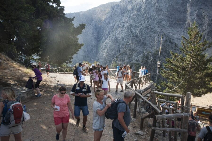 Crete: Samaria Gorge Hike - The Journey Begins: From Pickup to First Views