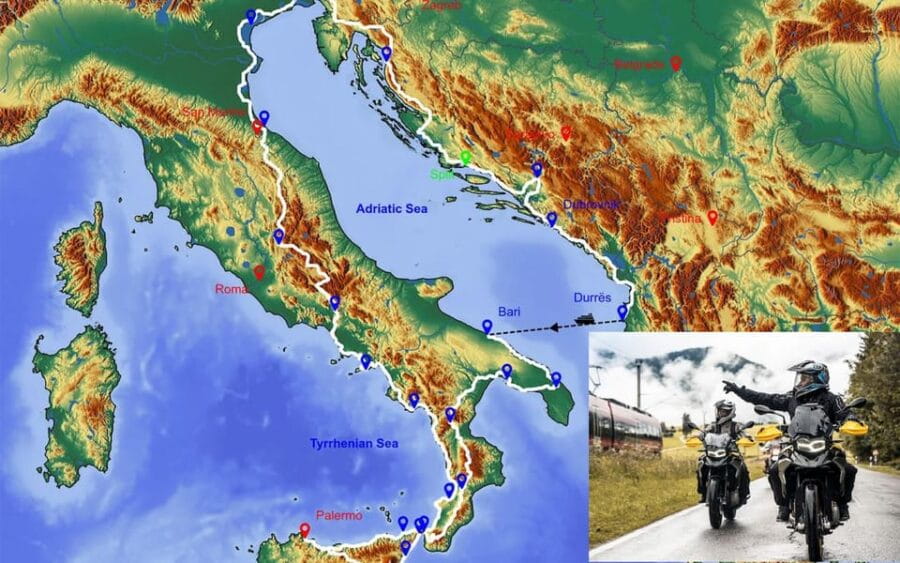 Croatia-Sicily-Amalfi Coast: Motorcycle Tour 05. - 27.10.25 - Entering the Tour: The Logistics and First Impressions