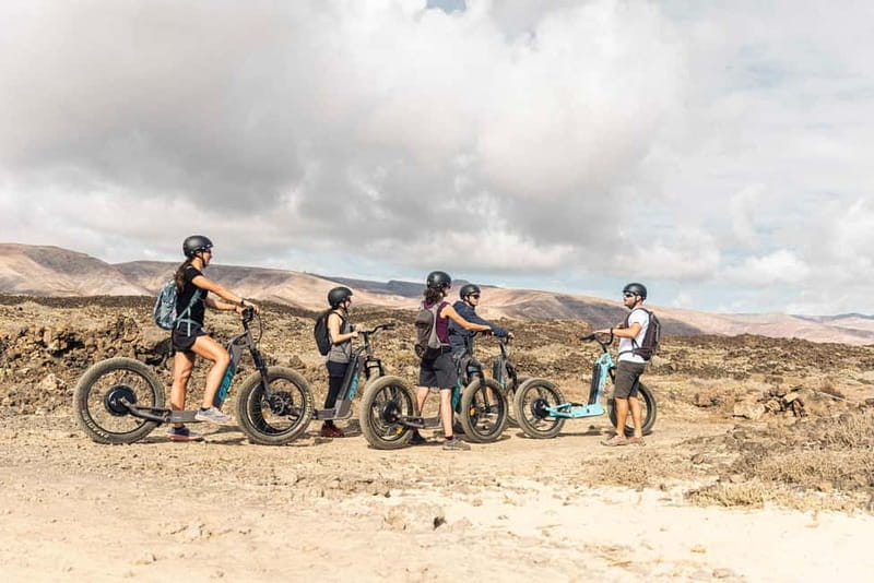 Discover Lanzarote in a different way with electric all-terrain scooters. - The Experience Guides: Passion and Knowledge