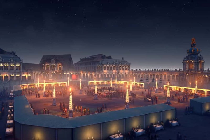 Dresden: Virtual Reality Time Travel Experience Ticket - Entering the Regal Hall of Mirrors