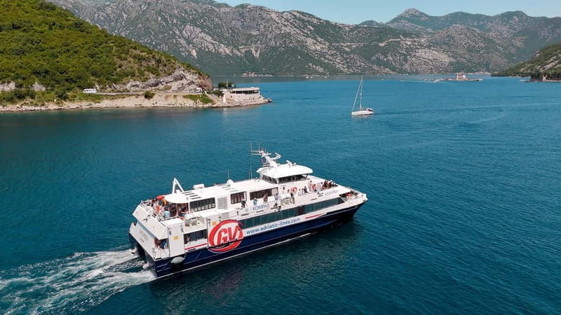 Dubrovnik to/from Kotor: Day Trip or One-Way by Fast Ferry - The Return Voyage: Relaxed and Scenic