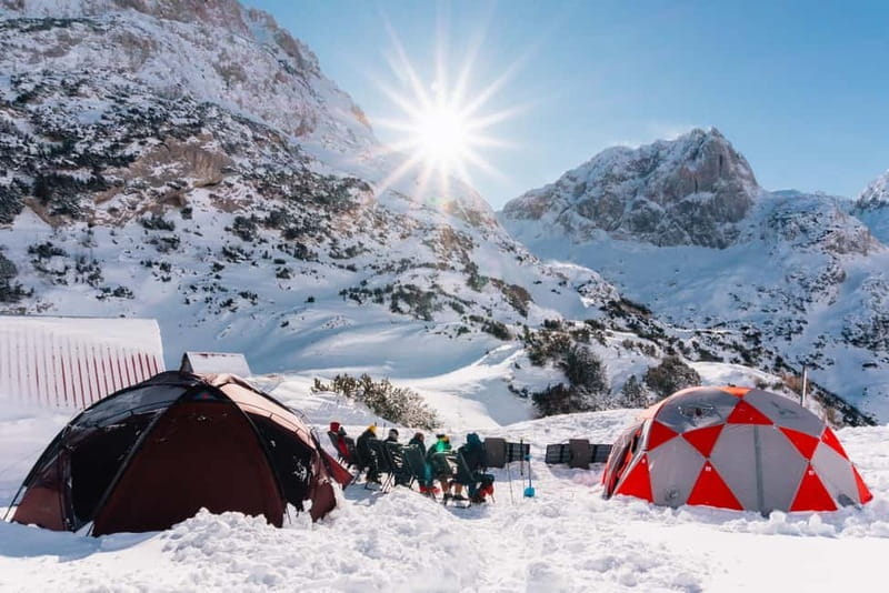 Durmitor National Park: Snowshoeing Hike to Base Camp - Snowshoeing Through Forests and Toward Mountain Peaks
