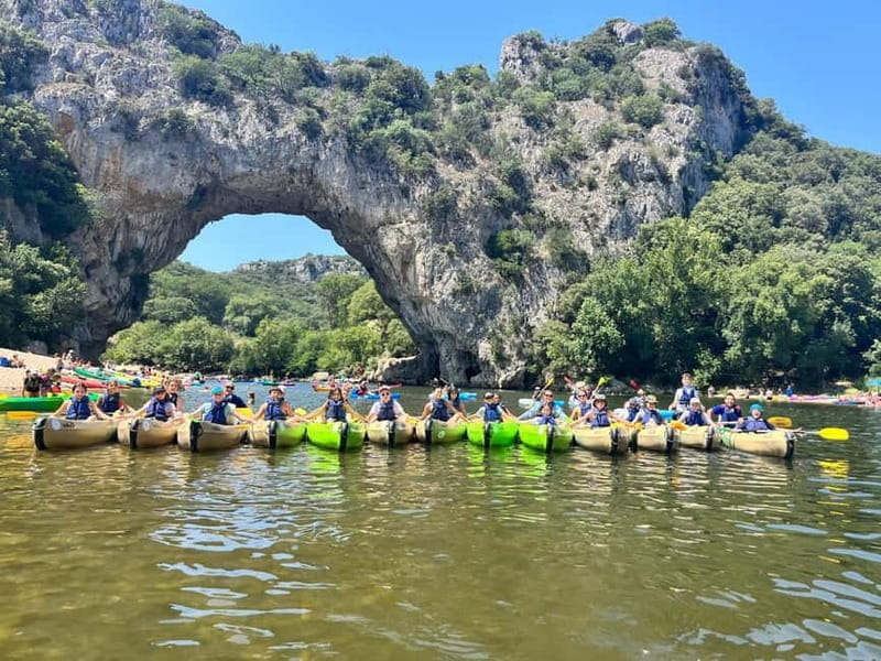 Family trip down the Ardèche by canoe/kayak 3 hours approx. 12 km - What to Expect During the Trip