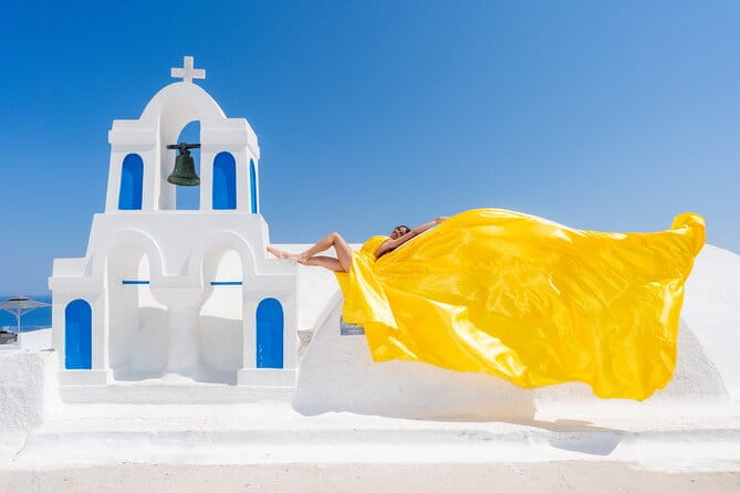 Flying Dress Experience - Santorini Photoshoot - Why This Photoshoot Is Worth the Cost