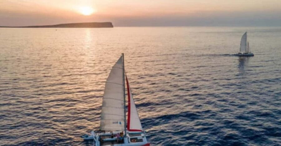 Fornells: Catamaran Sunset Cruise of Menorca's Coast - The Sum Up