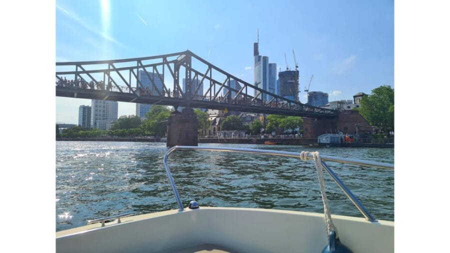 Frankfurt: Private Sport Boat Tour - Speed, Fun & Skyline - Price and Logistics: What You Need to Know