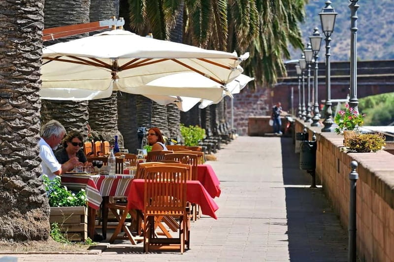 From Alghero: Market day in Bosa - The Charm of Bosa’s Colorful Houses and Riverside