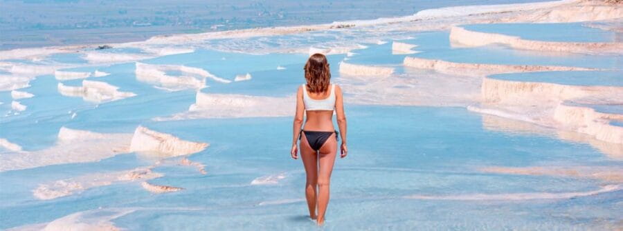 From Antalya/Kemer: Pamukkale Tour with Lunch and Transfers - Entering Pamukkale: What Youll See