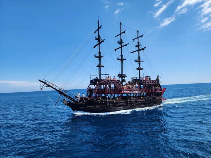 From Antalya: Kemer Pirate Party Boat Trip w/Lunch & Pickup - The Pirate-Themed Activities and Entertainment