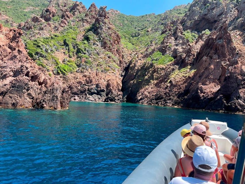 From Cargèse : The Grand Tour of the Gulf - The Calanques de Piana and Swim Breaks