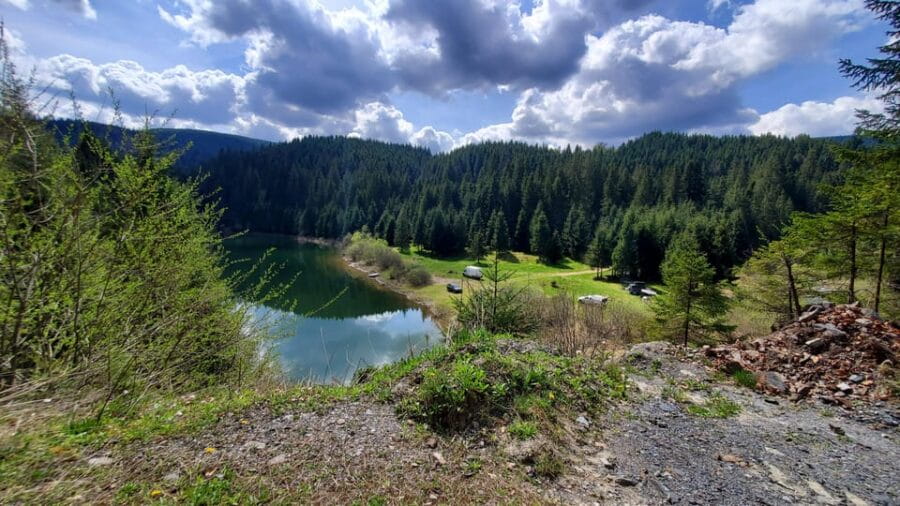 From Cluj: Mountain Bike around Lake Dragan - Entering the Scenic Realm of Lake Dragan
