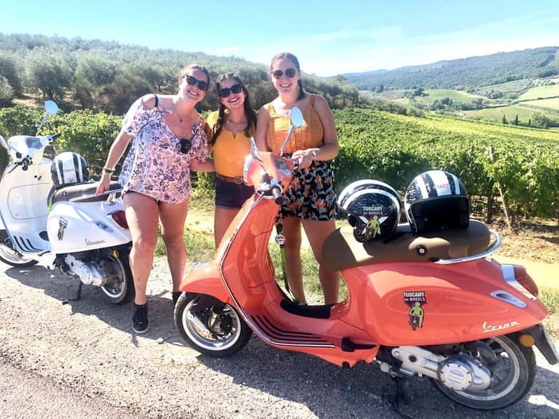 From Florence: Tuscany and Chianti Vespa Tour with Lunch - Discovering Hidden Gems and Famous Towns