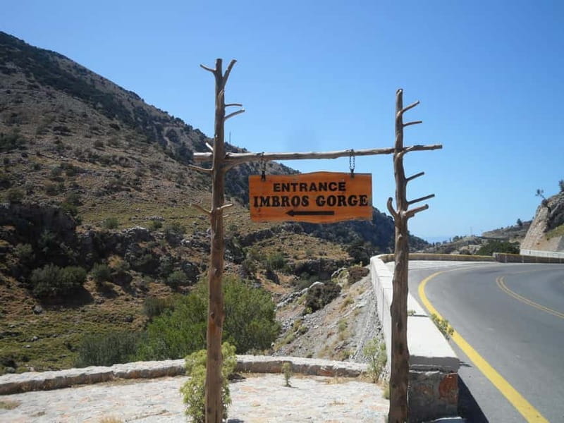 From Georgioupoli: Easy Hiking Day-Trip to Imbros Gorge - Entering Crete’s Stunning Imbros Gorge