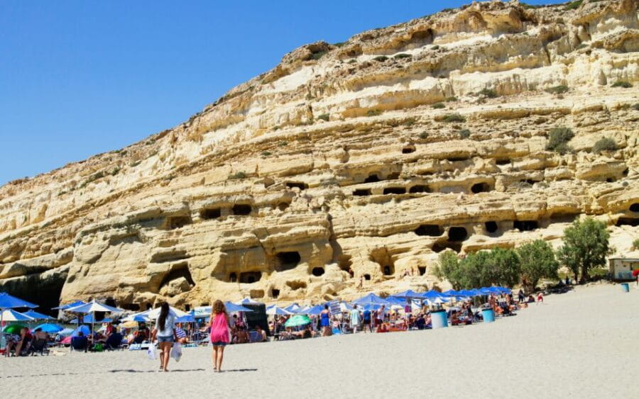 From Heraklion: A Relaxing Day Tour to Matala Hippie Beach - Logistics, Transport, and Price