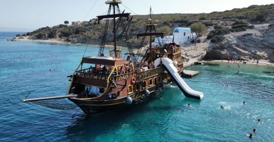 From Kos: 3-Island Pirate Cruise with Lunch and Waterslide - Snorkeling and Water Fun: Making the Most of the Sea