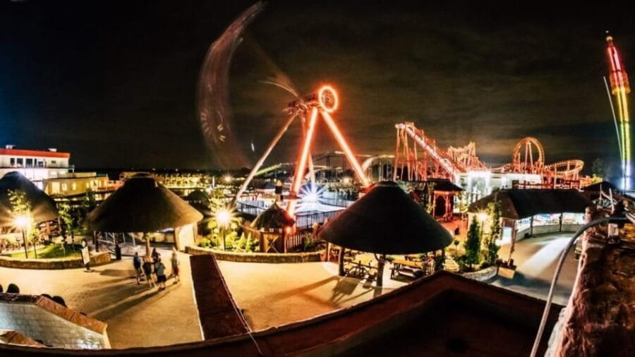 From Krakow: Energylandia Park Open Ticket & Pickup Options - The Parks Layout and Zones: Four Worlds of Fun