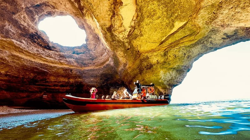 From Lagos: Benagil Caves Speedboat Adventure - The Allure of the Algarve Coast from Lagos