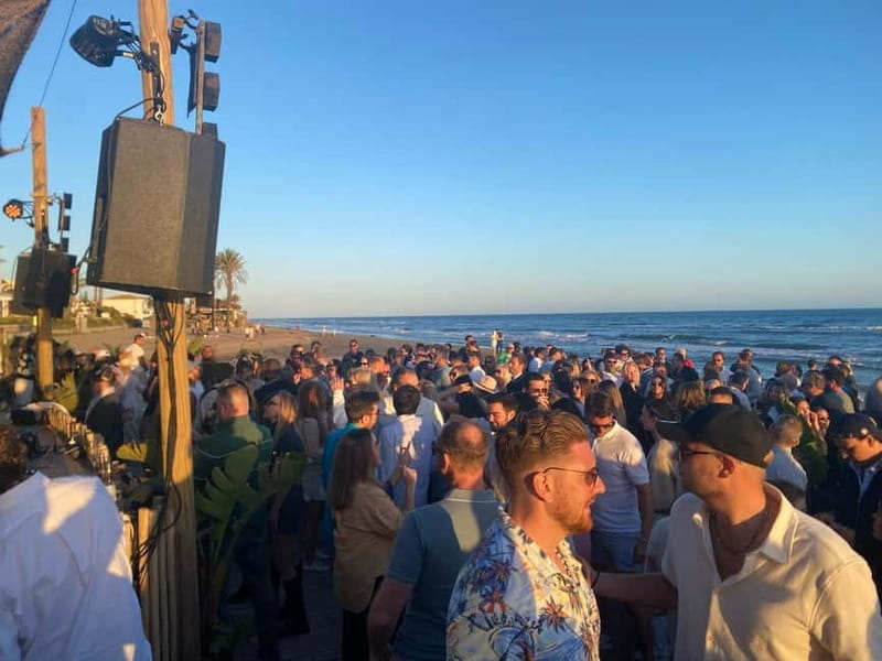 From Marbella/Estepona: Private clubbing tour Beach club transport Drinks - Who Will Love This Tour?