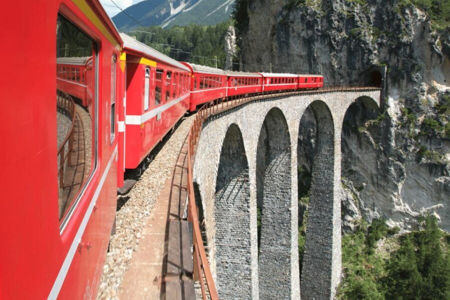 From Milan: Round-Trip Bernina Red Train to Saint Moritz - The Climb on the Bernina Red Train