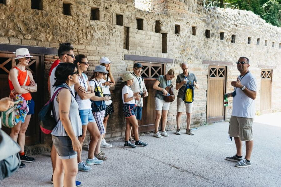 From Naples: Pompeii Ruins & Mount Vesuvius Day Tour - Climbing Mount Vesuvius: A Rocky, Smoking Adventure