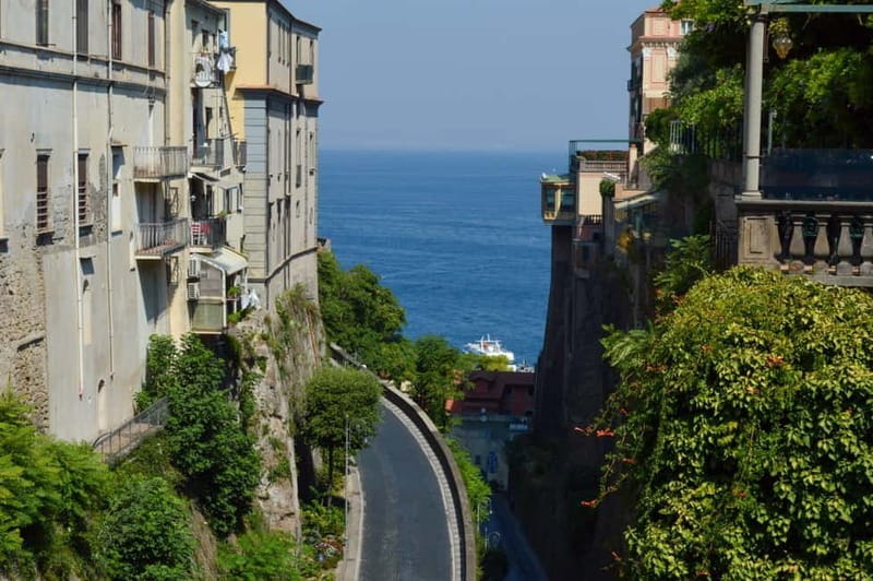 from Naples: Pompeii, Sorrento & Amalfi coast Full-Day Tour - A Scenic Drive to Sorrento’s Bustling Streets