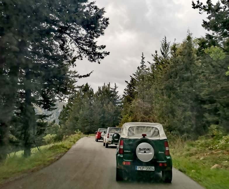 From Rethimno: Open-Top Jeep Tour with BBQ and Swim Stop - Key Points / Takeaways