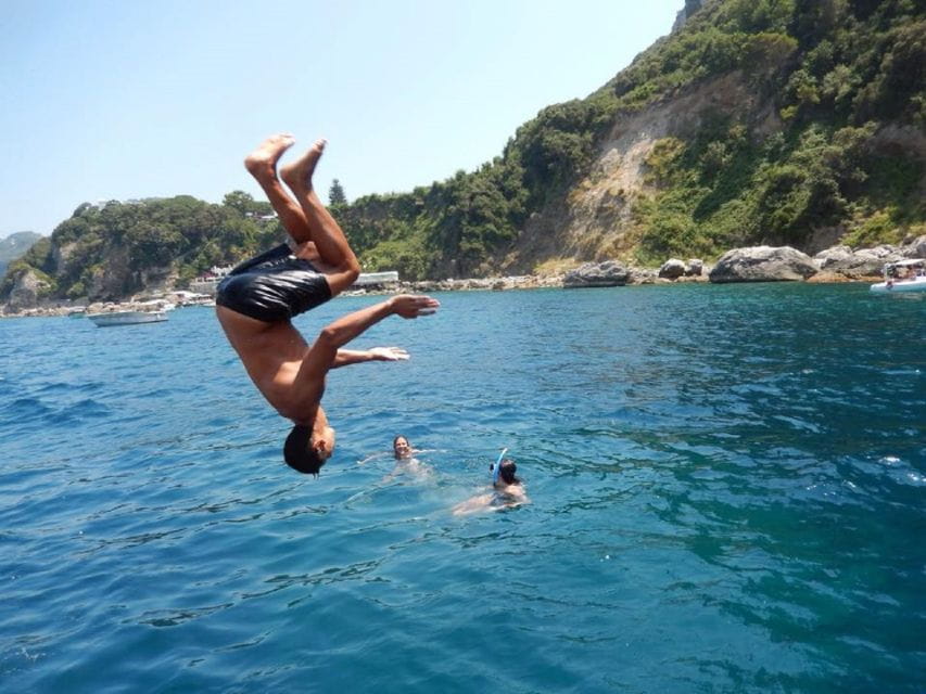 From Salerno: Capri and the Sirenusas Boat Tour - Punta Campanella: Crystal Clear Waters and Marine Park Marvels