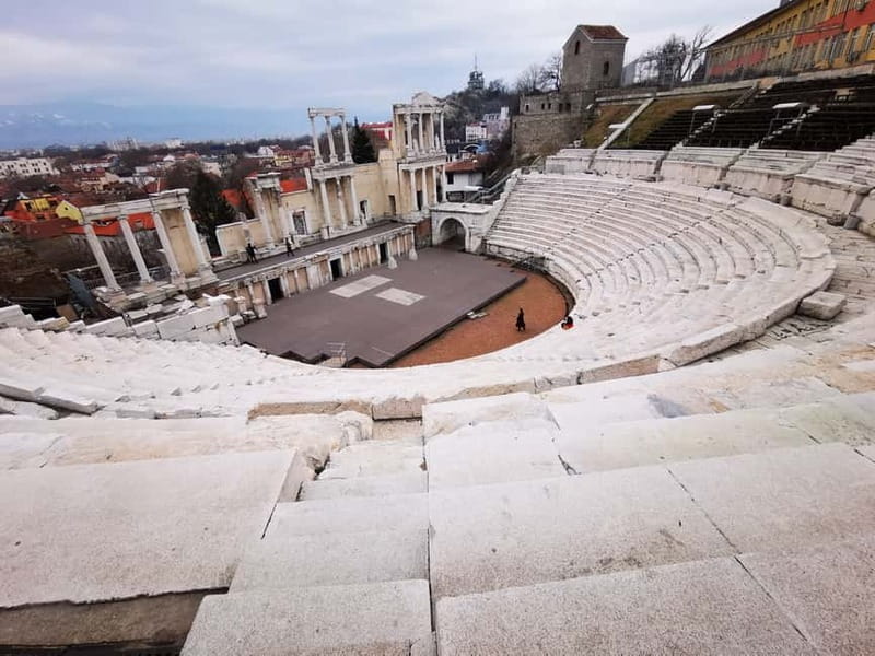 From Sofia: Day Tour of Plovdiv with Roman Theater Ticket - Entering the Ancient Roman Theater