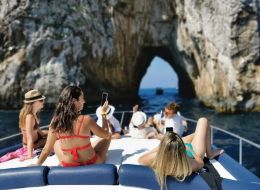 From Sorrento: Capri Boat Trip with City Visit & Swim Stops - Navigating the Scenic Waters and Iconic Formations