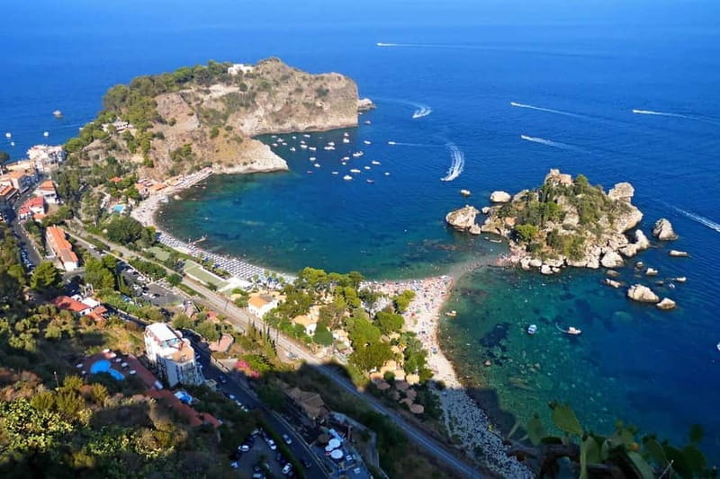 From Taormina: Isola Bella Mini Cruise - The Coastal Route: From Giardini Naxos to Isola Bella