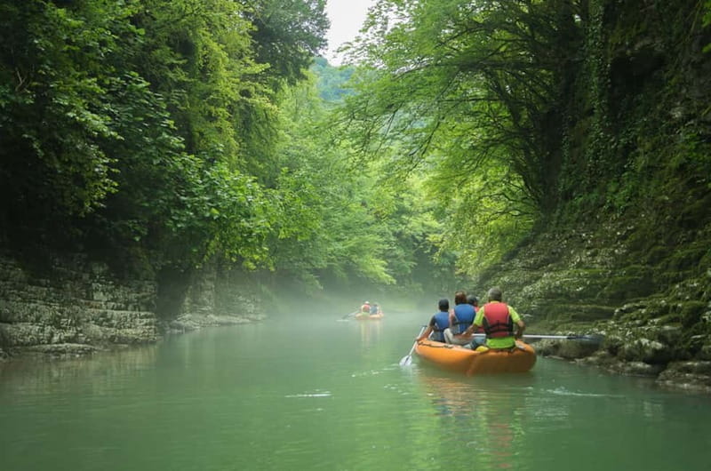 From Tbilisi: Martvili Canyon and Okatse Canyon Private Tour - The Highlights of Martvili Canyon: Water, Rocks, and Boats