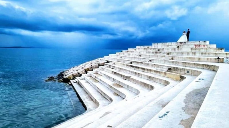 From Tirana: Durrës  Ancient Ruins & Coastal Views Tour - Coastal charm on Vollga promenade