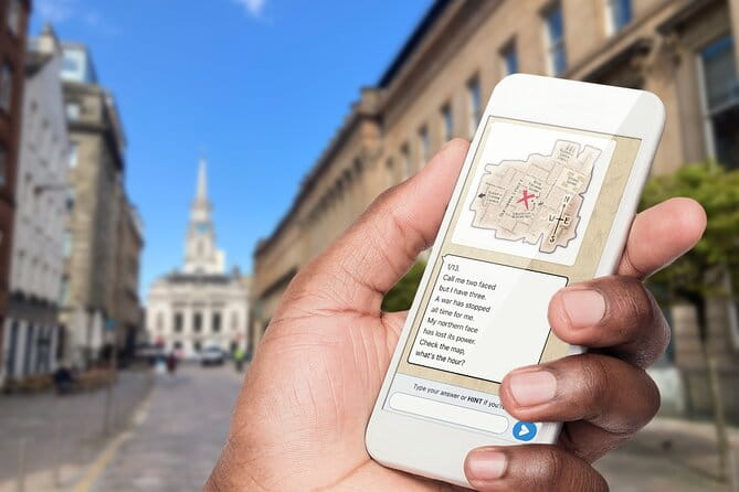 Fun and Flexible Treasure Hunt Around Glasgow with Cryptic Clues - The Route and Its Highlights